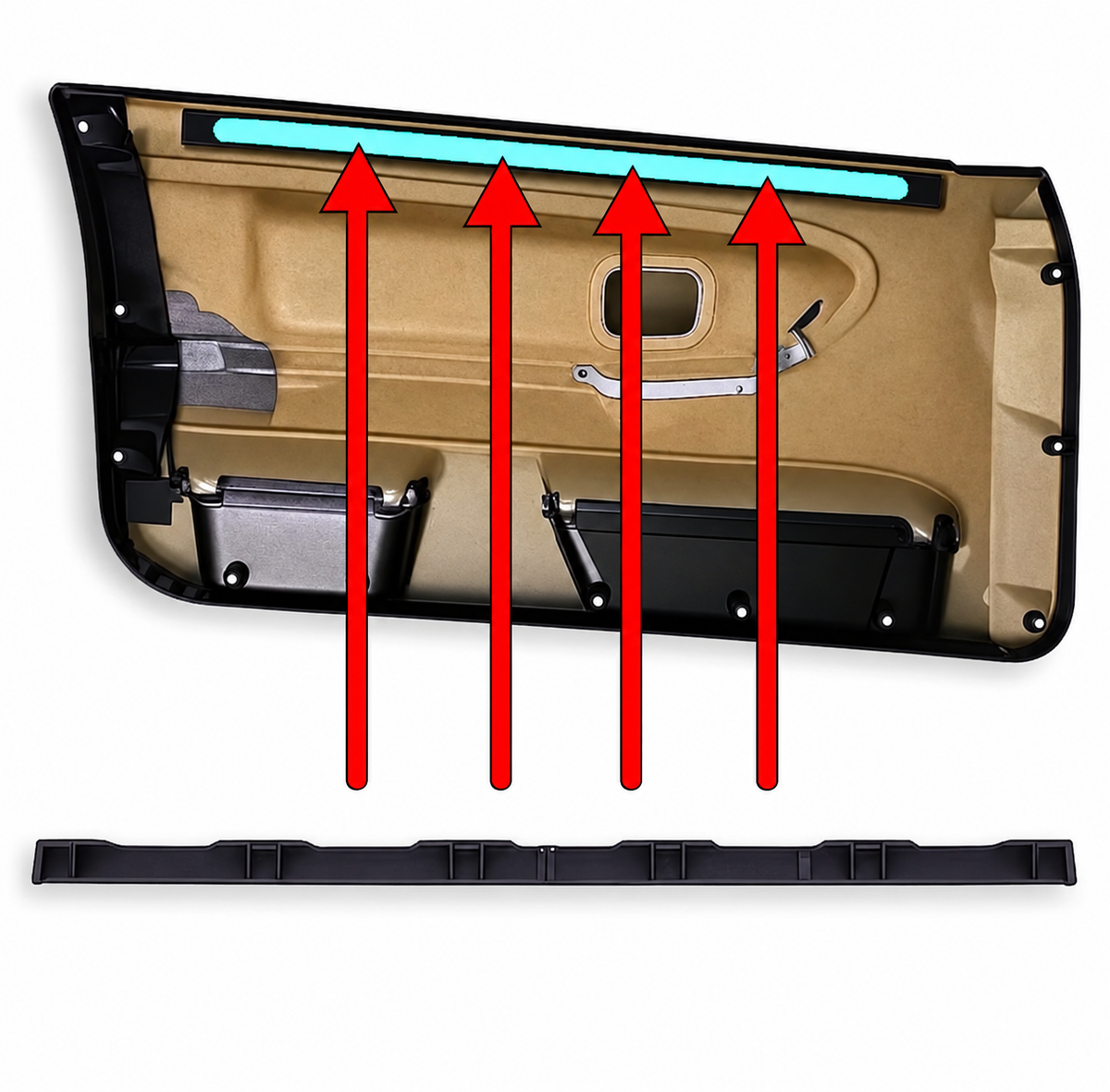 E36 Türpappen Reparaturset