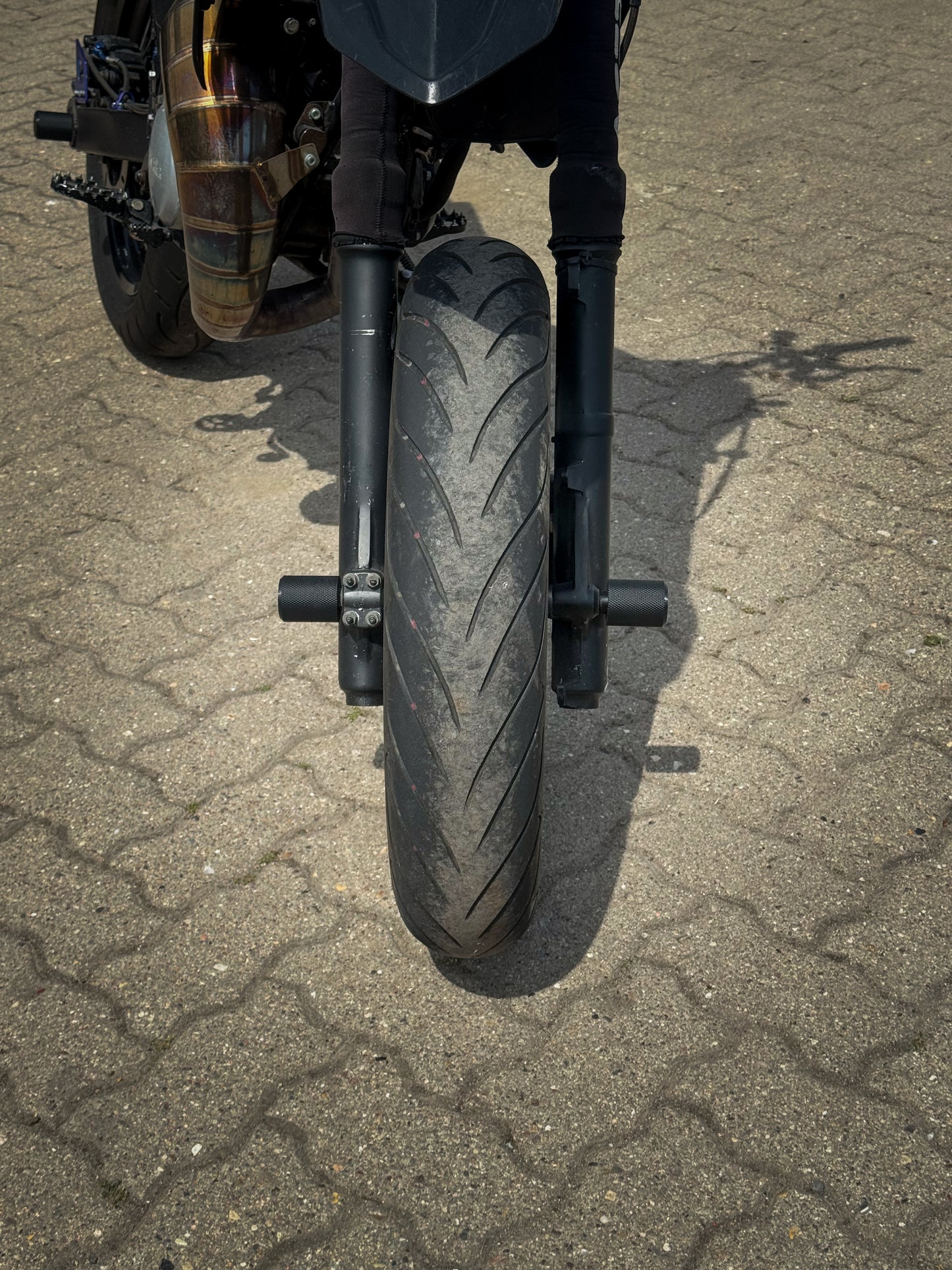 Yamaha DT Axle Sliders